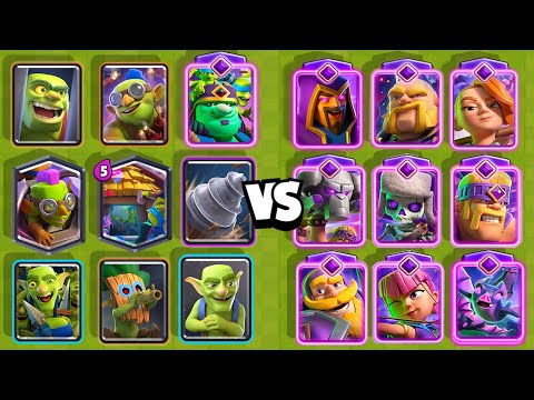 CARTAS EVOLUCIONADAS vs DUENDES | OLIMPIADAS de CLASH ROYALE