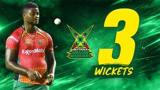 Romario Shepherd strikes three times! 🎯🔥| Amazon Warriors vs St Kitts and Nevis Patriots | CPL26
