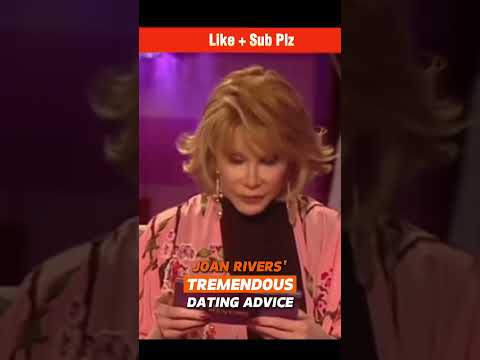 Joan Rivers’ Dating Advice Clapback Was BRUTAL… and Perfect 💅 #Legend #fashionpolice #oneliner