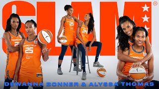 “I’m GONNA WHIP HER UP!” 🤣 🤣 🤣 Behind the Scenes of SLAM 251 with Alyssa Thomas and DeWanna Bonner
