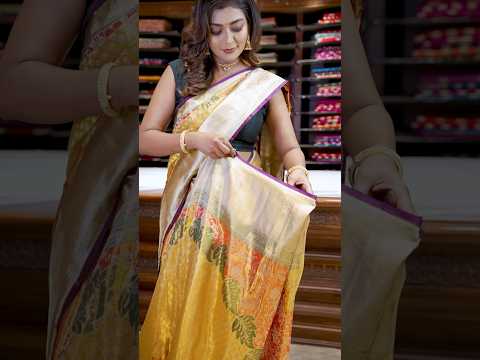 WATCH NOW: Learn To Perfectly Drape A Kanjivaram Silk Saree #trending #explore #shorts #saree #drape