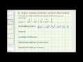 Analyzing Polynomial Functions