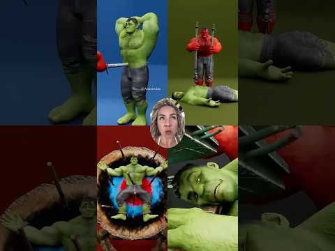 The Crazy Hulk toys battles Hulk toys #shorts