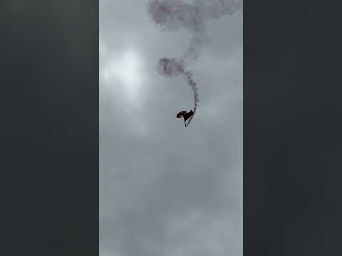 Military Parachute Falls From Sky