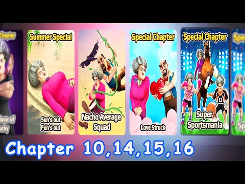 Scary Teacher 3D New Update Chapter 10, 14, 15, 16 All levels