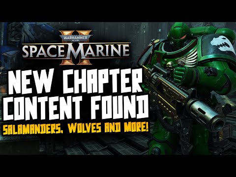 Space Marine 2 - NEW CHAPTER CONTENT FOUND! Salamanders, Wolves and More!