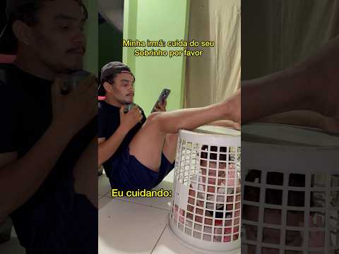 EU CUIDANDO DO MEU SOBRINHO