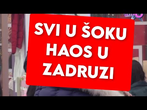 ŠOK U ZADRUZI, KAMERE SNIMILE OVO - SVI U ŠOKU