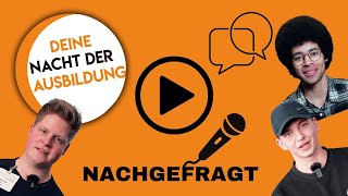 ⭐️Deine Nacht der Ausbildung NACHGEFRAGT - Was sagen die Azubis?💛