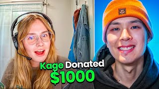 Donating Money to 100 Small Streamers
