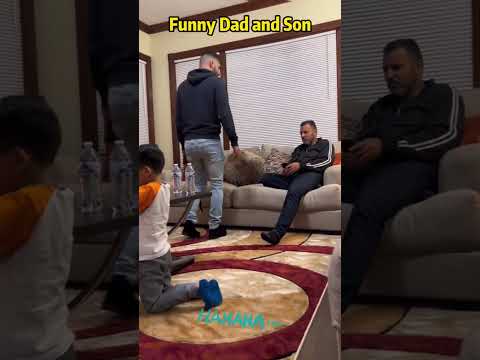 Funny dad and son🤣#funny#funnyvideos#dad#foryou#prank#dad