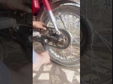 🔗ढीली चैन? अब मिनटों में टाइट करें✅| Bike chain | #bike  #mechanical #trending #bikehacks