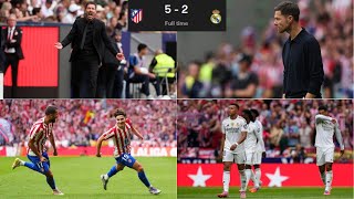 ATLETICO MADRID HUMILIATE REAL MADRID.. | Atletico Madrid 5 - 2 Real Madrid | La Liga