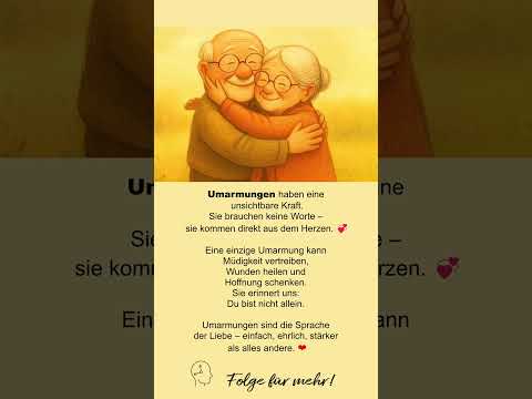 Die stärkste Sprache der Liebe: Eine Umarmung