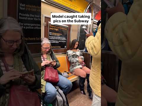 People watching on a subway