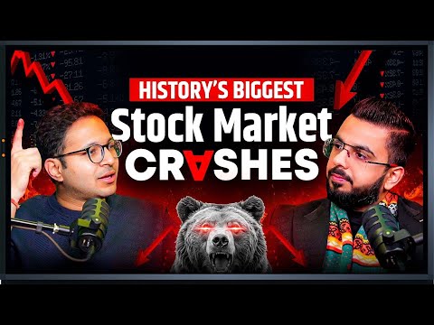 इतिहास की सबसे बड़ी  Stock Market Crashes ft. @InvestAajForKal  | Podcast With PRT