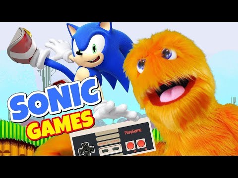 Fuzzy Puppet plays Sonic Runners Adventure 🎮 Tiny Wings, Goat Simulator, Sausage Run, Geometry Dash