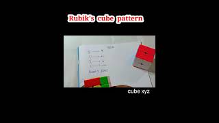 Magic trick to solve rubik's cube / #cubepatterns #cubexyz #viral #shorts