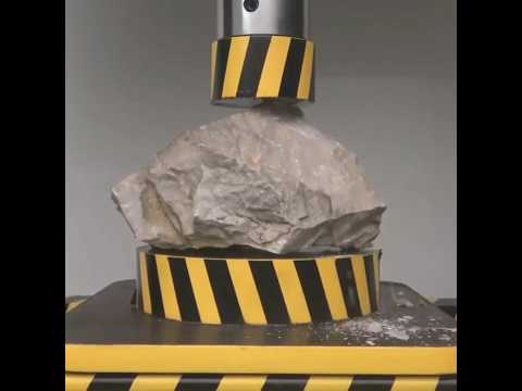 Hydraulic VS Stone 😍#shorts #short #youtubeshorts #crazyfacts