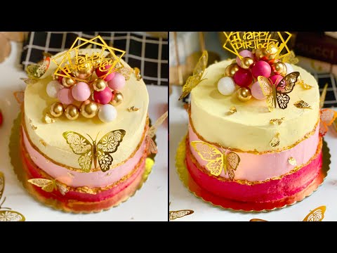 تزيين الكيك للمناسبات بطريقة جميلة وخطوات بسيطة 😍 Decorating cakes for occasions in a beautiful way