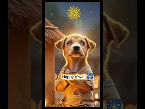 hardworking poor puppy making diyas🪔for Diwali and spreading light in the village#diwali