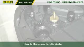 Esybox Max   07 Pump priming under head procedure