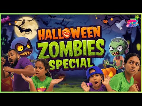 COMPILADO DE HALLOWEEN- ZUMBIS 🧟‍♀️ - Família Marina & Lucas