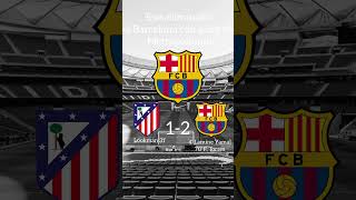 está eliminado el Barcelona con goles 2 a 1 frente al Atlético de Madrid en la Champions League