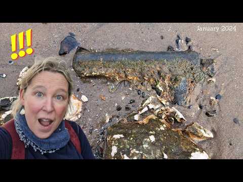 It's A Miracle I Saw This! I Almost Walked Right Past It. Mudlarking on the River Thames at Low tide