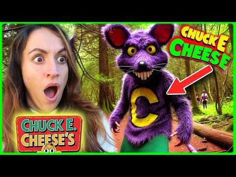 🟢 EL RATON DE CHUCK E CHEESE DE @dipssybunny  NOS REVELA LA VERDAD EN EL BOSQUE OSCURO 😱🧀