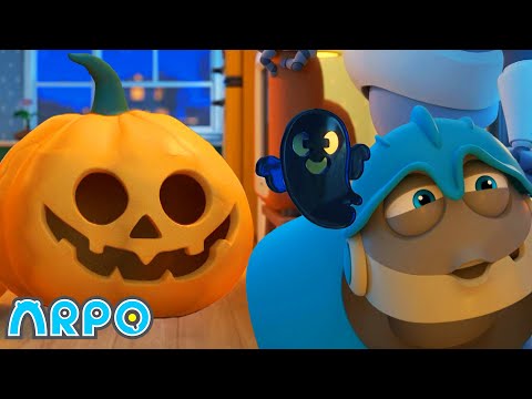 The Pumpkin is ALIVE!!! | ARPO the Robot | Funny Cartoons For Kids