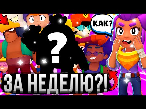 19 ПЕРСОВ ЗА НЕДЕЛЮ БЕЗ ДОНАТА! 😳🤯 Мой Новый Аккаунт в Бравл Старс