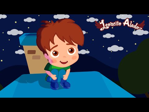 Descubre a la Luna 🌝 con Leoncito Alado ☁️🦁☁️ Tan alto como La Luna | Canciones para Irse a Dormir 😴