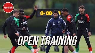 Arsenal BOOSTED ahead of PSG 2nd leg as Timber & Calafiori return to training!