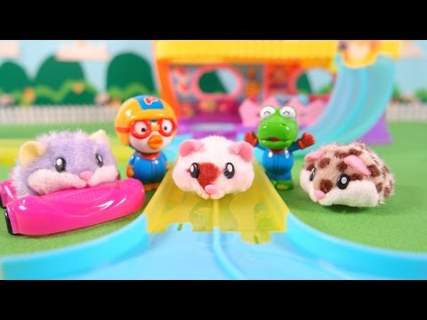 막장뽀로로와 햄스터 타운! ★장난감 애니 캐릭온 TV