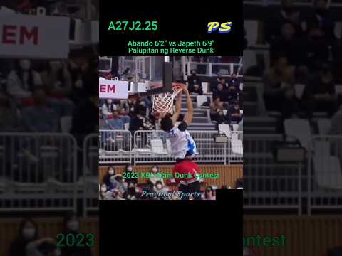 Rhenz Abando vs Japeth Aguillar, palupitan ng reverse dunk. bumilib si Paul Lee.