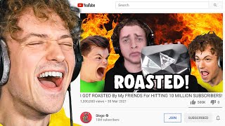 REACTING TO SLOGO'S 10,000,000 SUBSCRIBERS ROAST VIDEO!