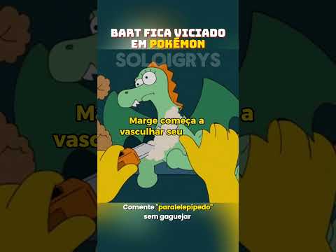 BART JOGA POKEMON #simpsons