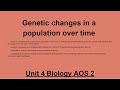 Genetic Mutations and Selection Effects