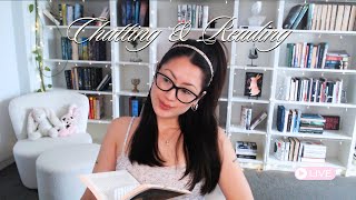 LIVE let's hang out & read 💗