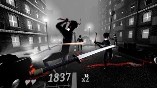 Combat Rhythm VR Game Against Is Beat Saber Meets Sin City