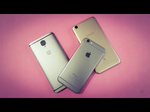 (ENGLISH) Vivo Y55L vs One Plus 3 vs iPhone 6 ( Technical Comparison )