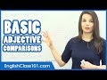 Comparative Adjectives and Their Forms