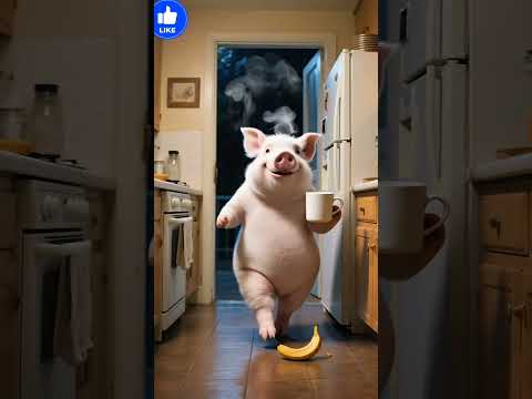 Ele era um herói, até que o gato apareceu... 🐷😼