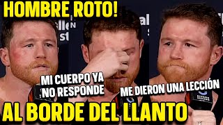CANELO EXPLICA POR QUÉ PERDIÓ CONTRA CRAWFORD Y PUEDE RETIRARSE "MI CUERPO YA NO RESPONDE, INTENTE"