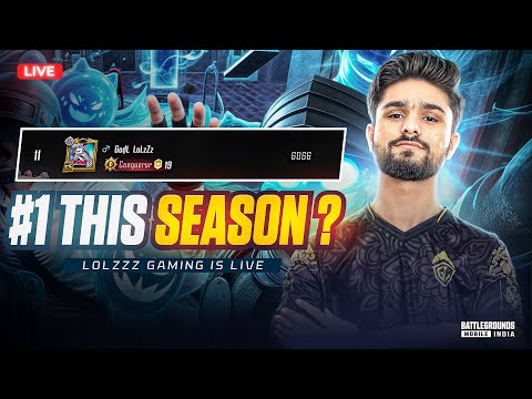 HARDCORE RANK PUSH TO TOP 1 | CONQUEROR OR WHAT | BGMI LIVE