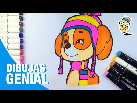 Dibuja y Colorea SKY PAW de Patrol 🌟✍️ | How to Draw SKY PAW Patro