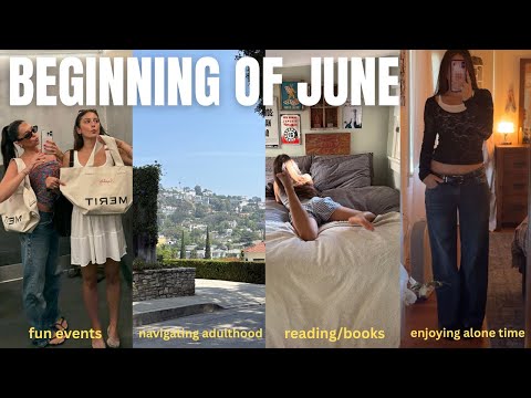 JUNE VLOG: alone time, navigating adulthood, reading/books