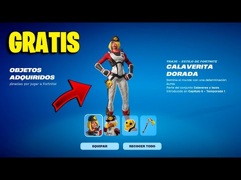 ✅COMO CONSEGUIR *LOTE DE CALAVERITA DORADA* GRATIS EN FORTNITE / CAPITULO 6 TEMPORADA 1