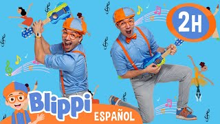 Blippi toca instrumentos musicales 🎵 Blippi Español | Videos educativos para niños | Juega
